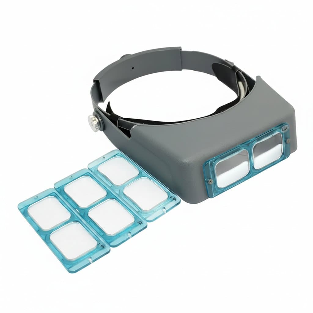 Head Magnifier | 1.5x, 2x, 2.5x, 3.5x Lenses | Watch Repair & Electronics - Professional Grade Tool