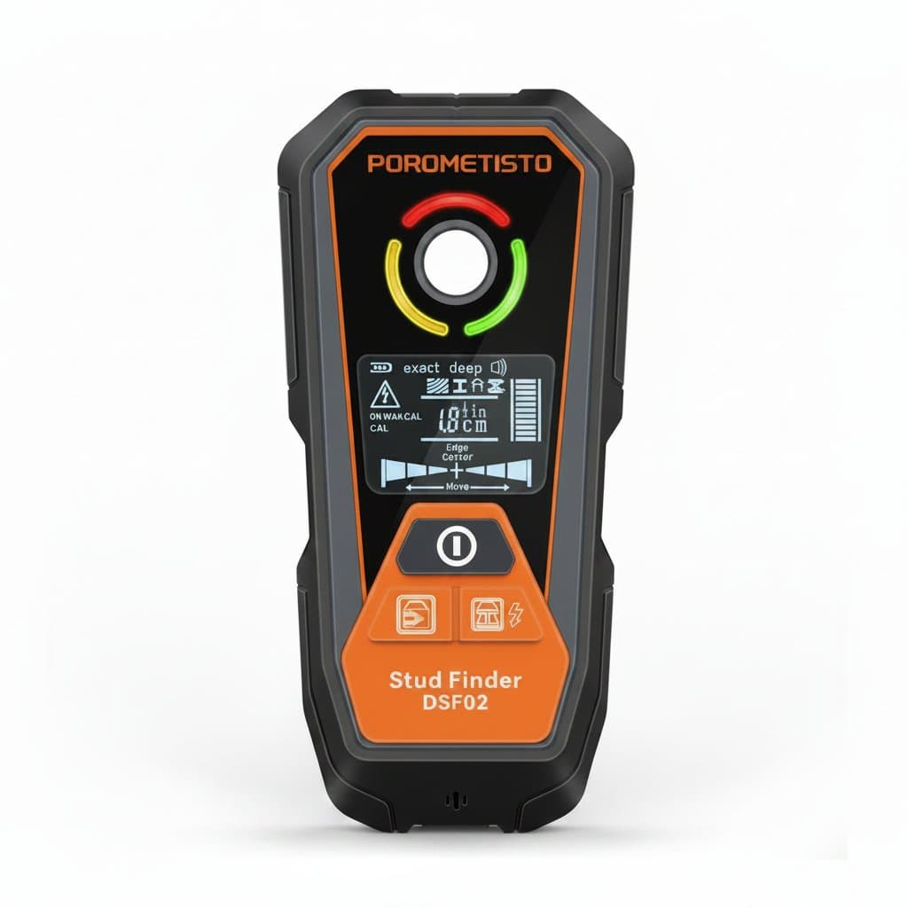 Stud Finder Wall Scanner | Multifunction Detector for Wood, Metal, AC Wires | Depth Tracker - Professional Grade Tool