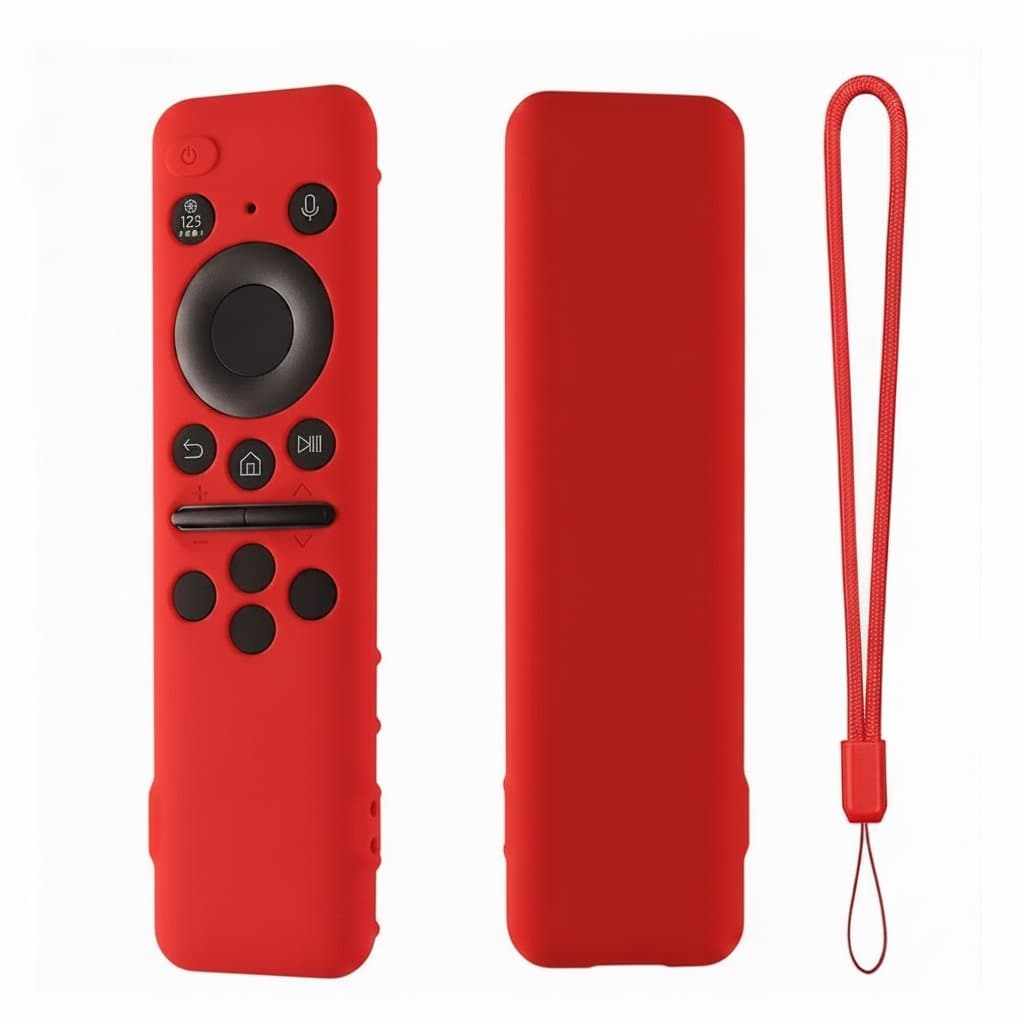 Samsung BN59-01432A/B Remote Control Protective Sleeve | Anti-Slip Silicone Case with Lanyard