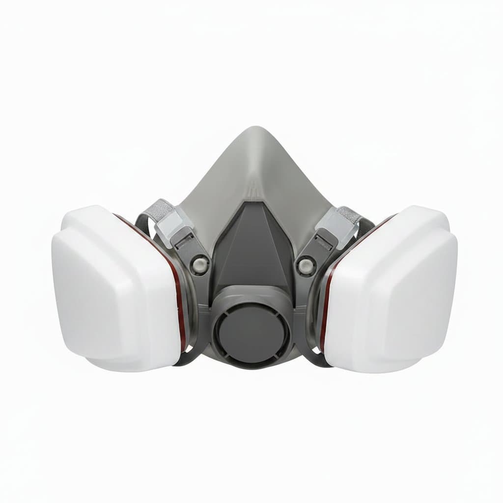 Respirator Mask with Goggles | Organic Vapor & Paint Spray Protection | Chemical Filter System - Image 1