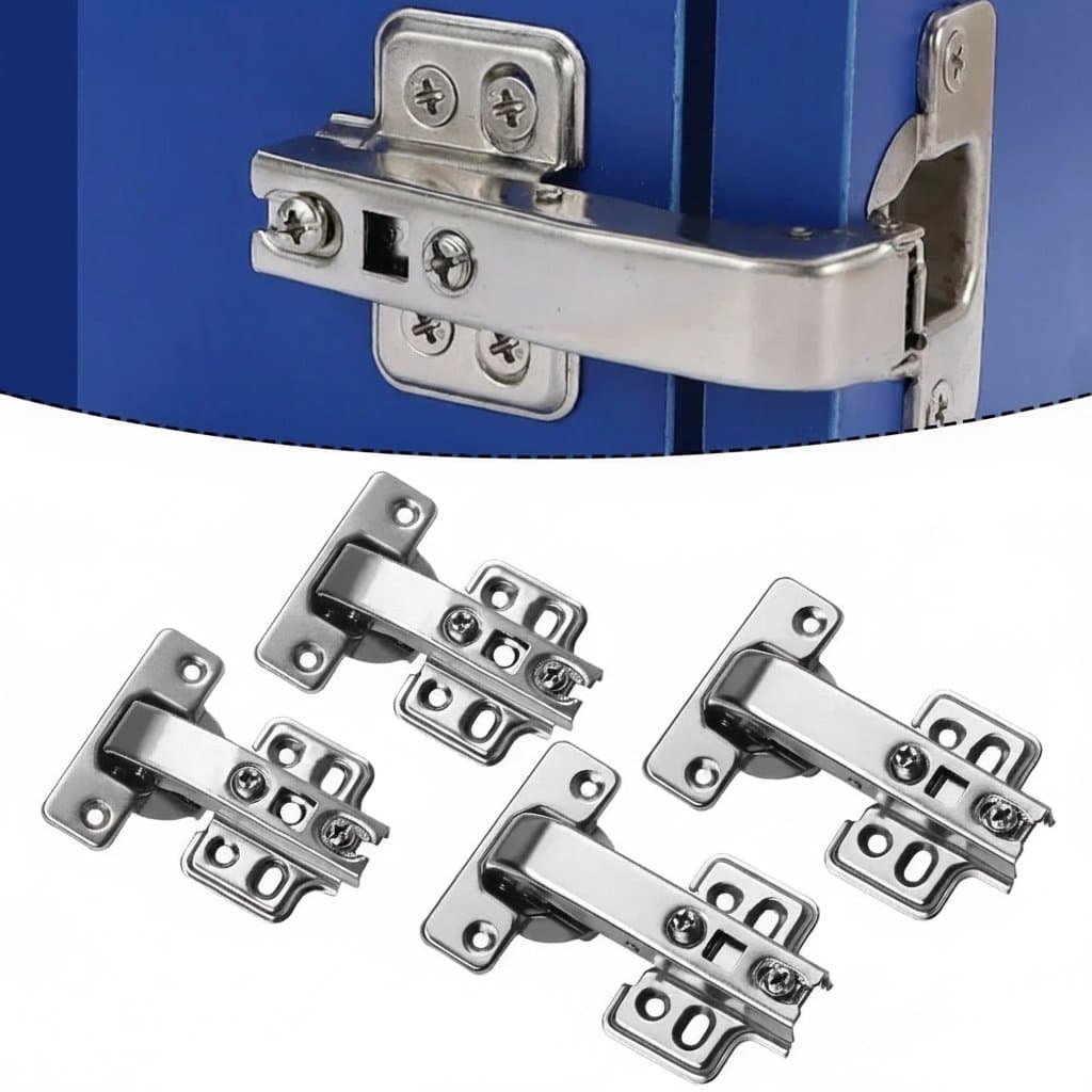 90 Degree Hydraulic Cabinet Hinges | 2-Pack Soft-Close Buffer | Kitchen & Furniture Door Hardware