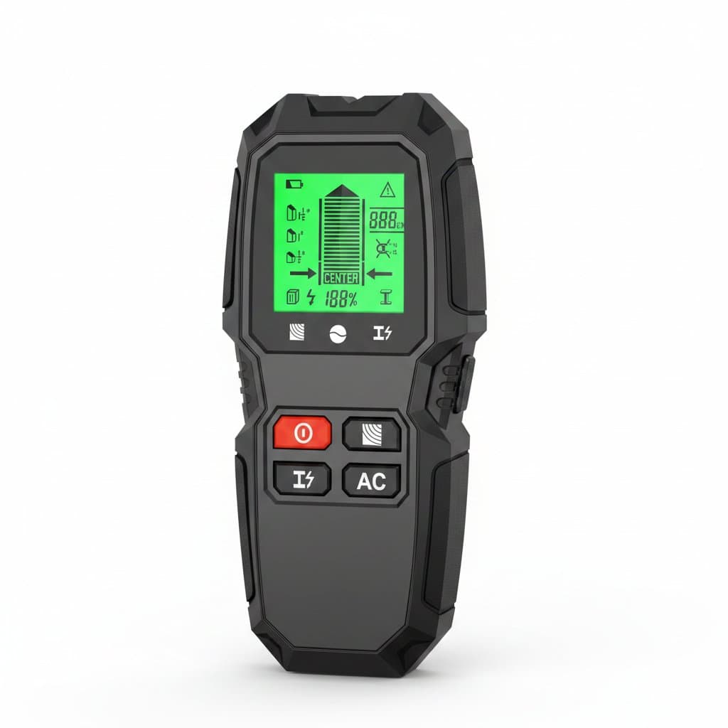 Stud Finder Sensor | 5-in-1 Wall Scanner | Wood, Metal, AC Wire Detection - Professional Grade Tool