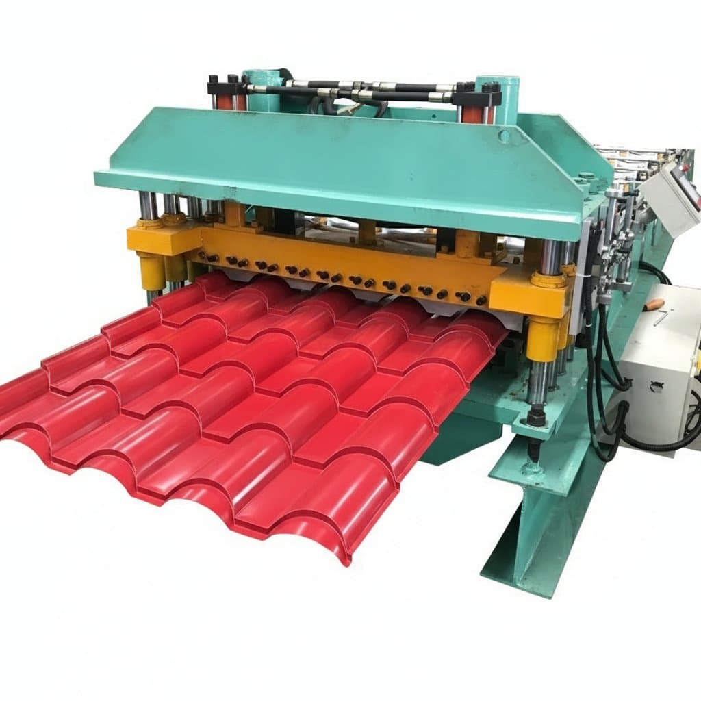 Fully Automatic Trapezoid Corrugated Roofing Sheet Making Machine Tile Making Machine Roof Sheet Crimping Machine Factory Price
