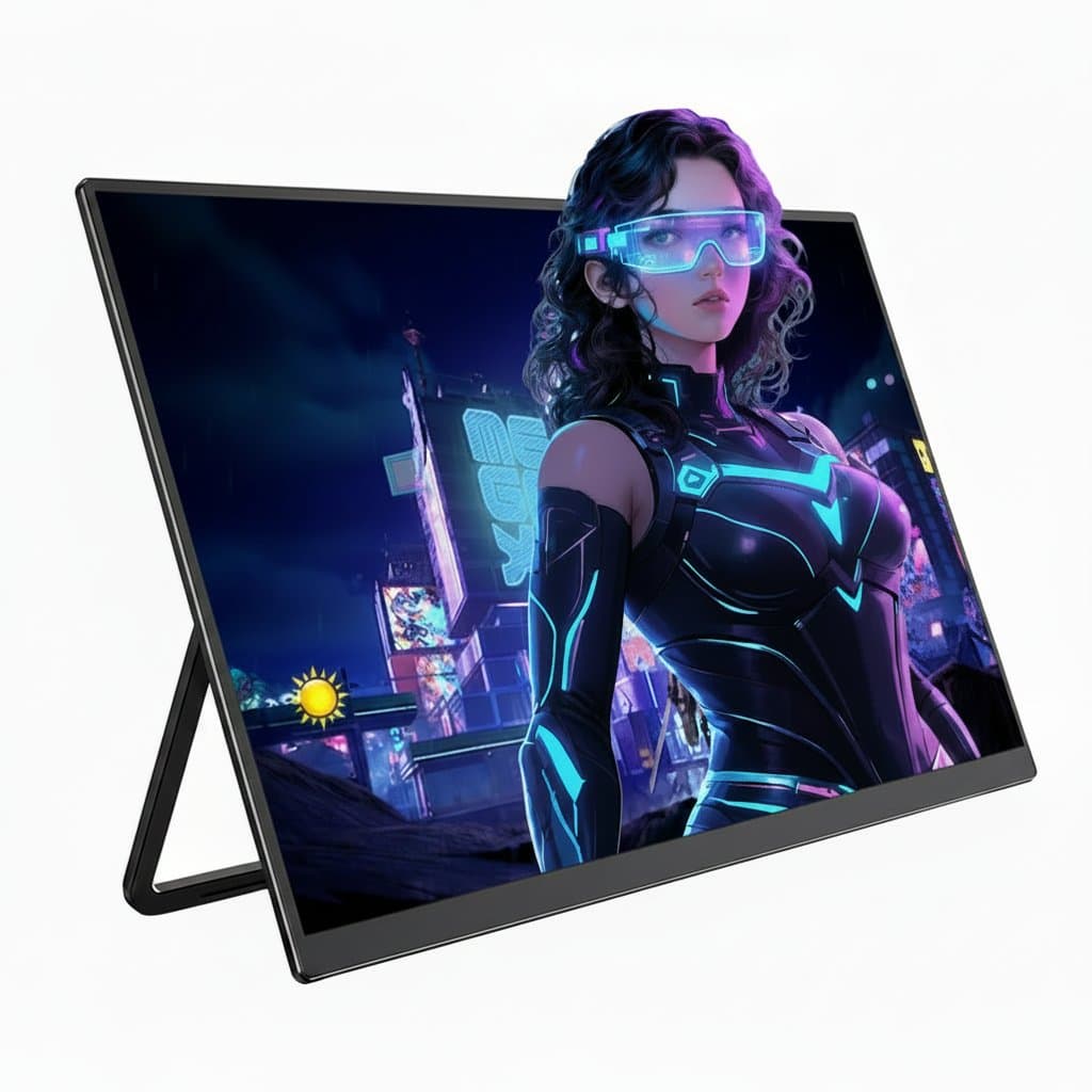 21.5" Portable Monitor, front view.