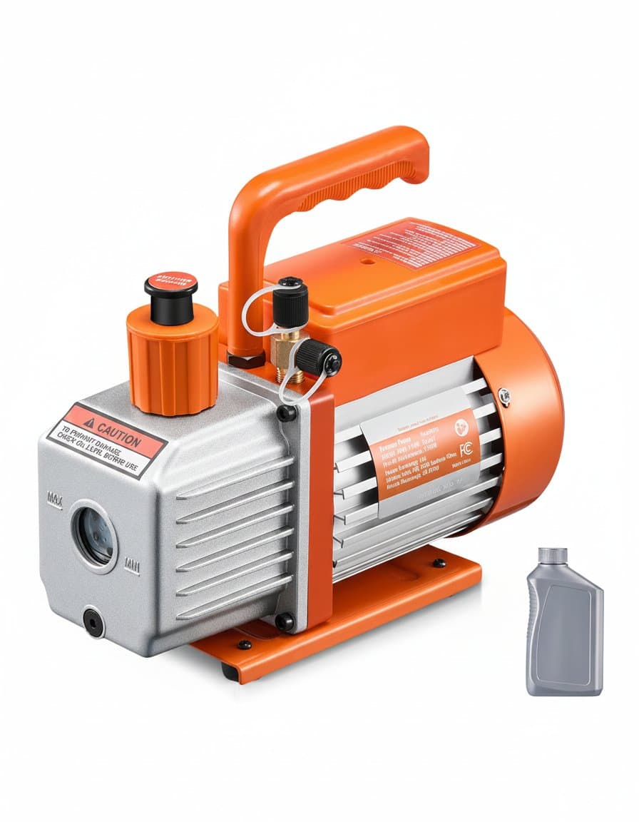 Vacuum Pump & Oil Set | 2-Stage 9CFM High Performance | R410a R134a Systems