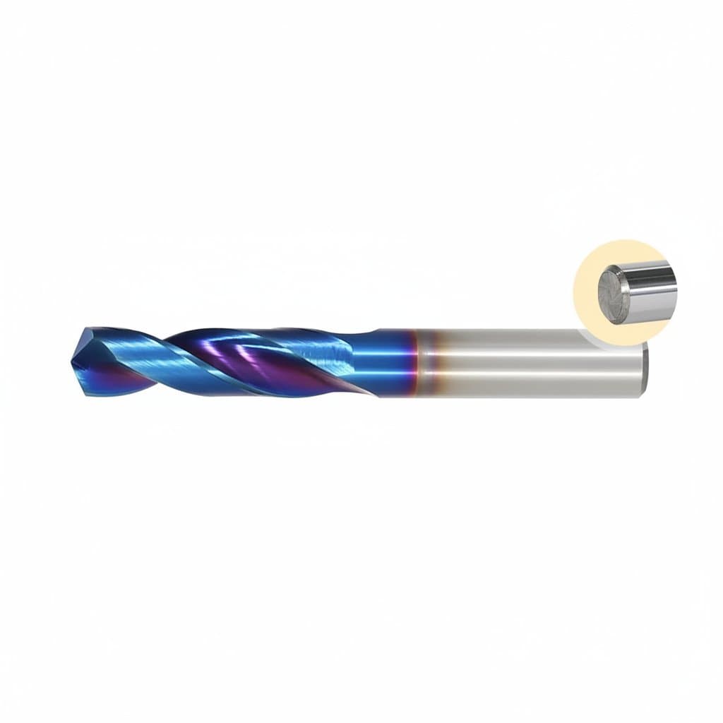 Hex shank concrete masonry drill bit set for brick, tile, glass, wood, and plastic with cross tip design.