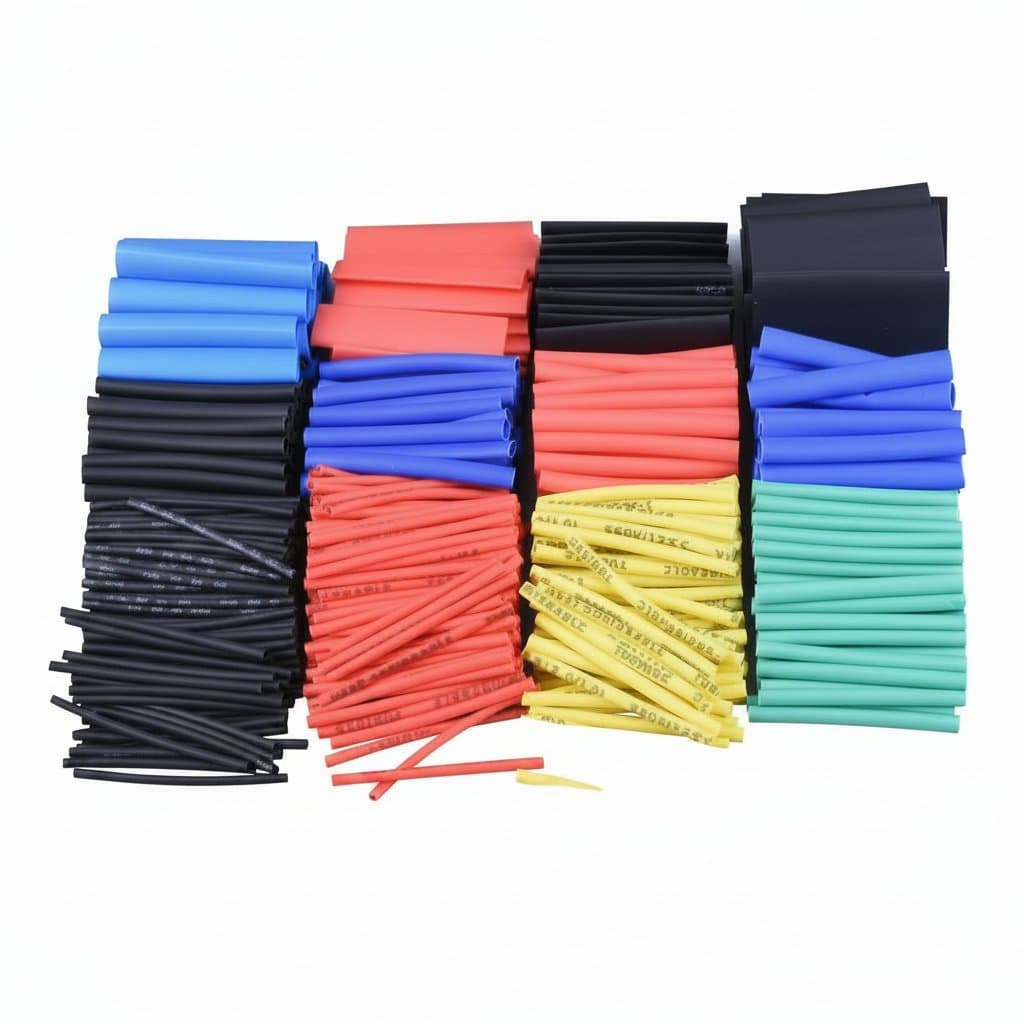 Heat Shrink Tubing Kit | Electrical Wire Insulation | 127-800 Piece Assortment - Professional Grade Tool