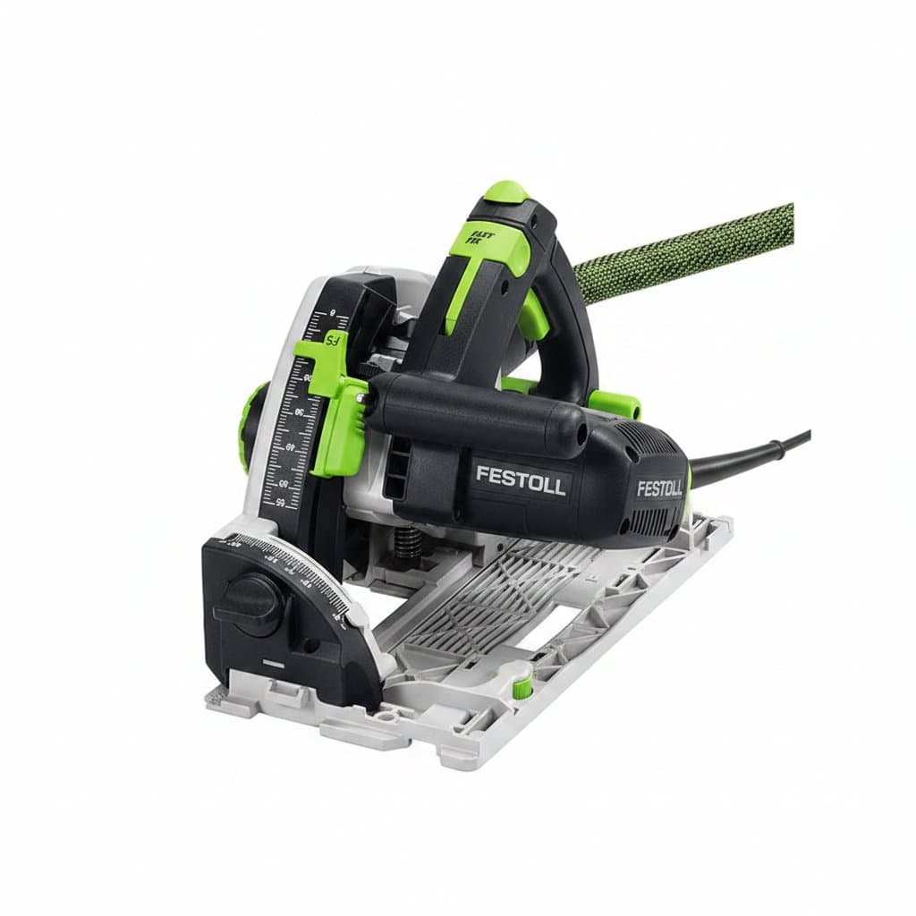 Festool TS 55 F orbital jigsaw and corded circular saw, a multi-function handheld power tool for precise cutting on various materials.