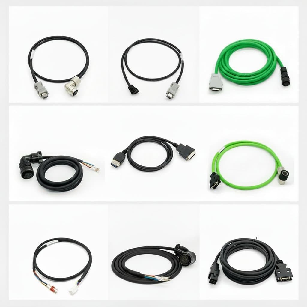 Industrial-Grade Servo Motor Encoder Cable | High-Flex Durable Power Supply Wire for Automation Systems