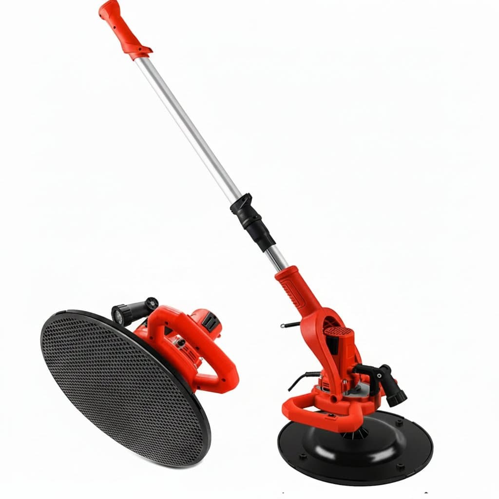 Electric automatic putty plastering machine for smooth wall finishing, a professional cement mortar trowel and polishing tool.
