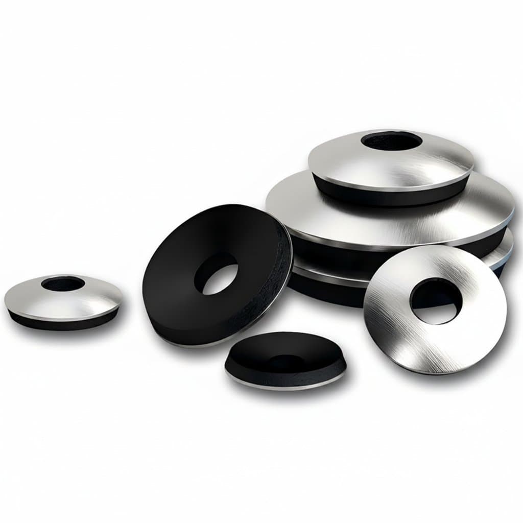 304 Stainless Steel EPDM Sealing Washers | M4.2-M10 Sizes | Waterproof Dustproof Non-Slip Gaskets - Image 1