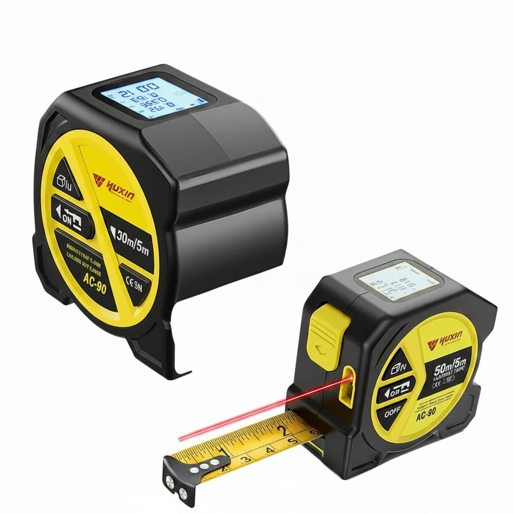 25-Foot Tape Measure | Self-Locking Blade with Fraction Markings for Precision Work