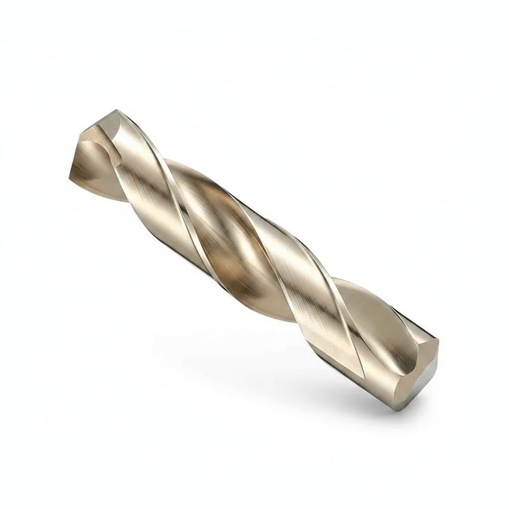 HSS-PM cobalt drill bit made with powder metallurgy for drilling superalloys, metal, steel, and stainless steel materials.