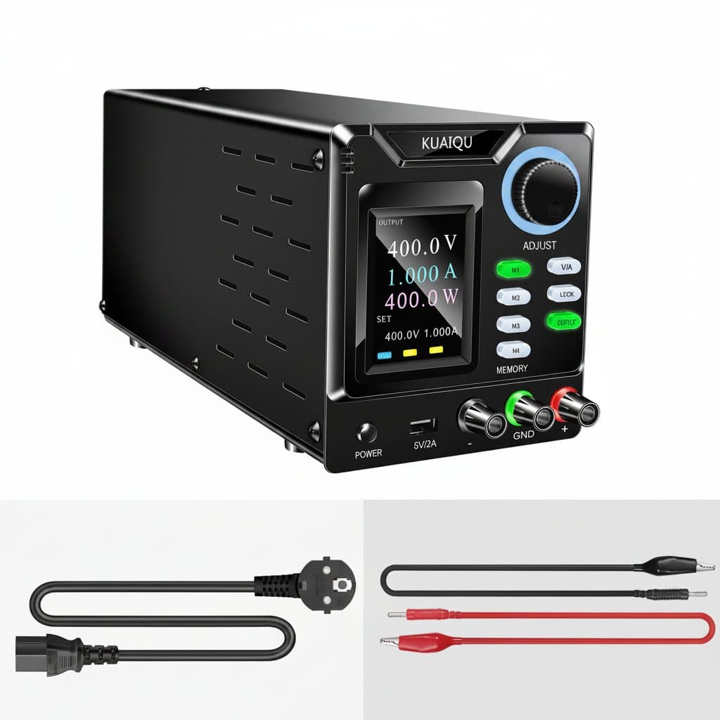 DC Power Supply | 400V 1A 30V10A Bench Unit | RS-232 Interface & Voltage Stabilization