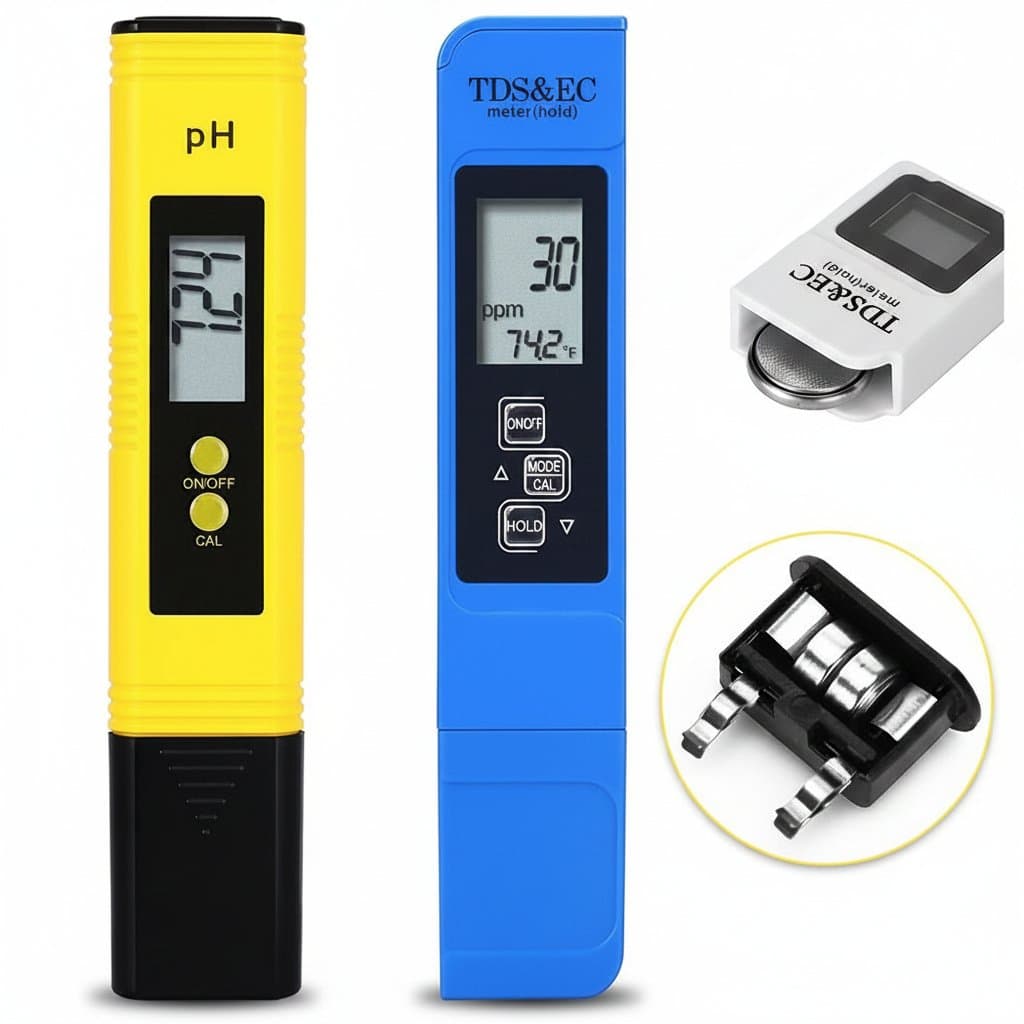 Digital Water Quality Tester | PH & TDS Meter | 0-14 PH, 0-9990 PPM