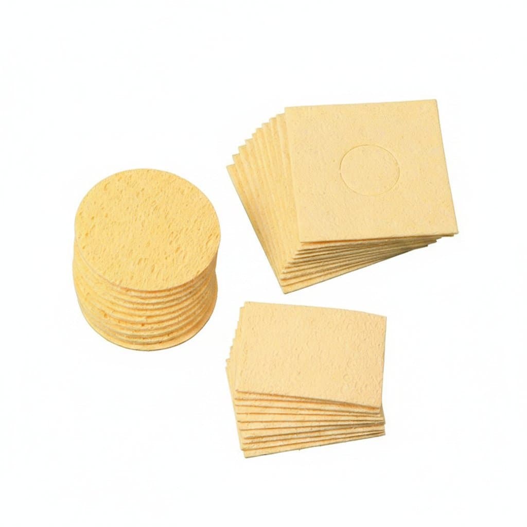 Soldering Iron Tip Cleaner | 10-Pack Sponge Pads | Essential Welding & Electronics Maintenance Kit - Image 1