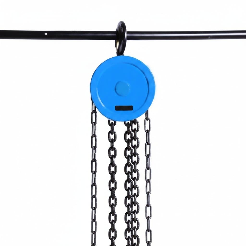 Hsz Cable Hand Control Pulley Chain Block with 500kg capacity, featuring a durable steel chain and manual lift pulley for industrial material handling.