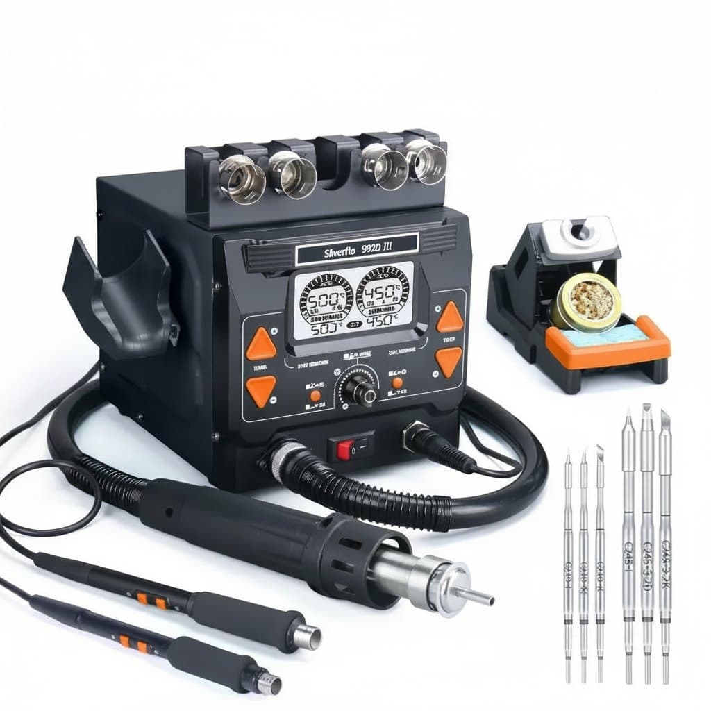 1220W Soldering & Hot Air Rework Station | Precision Temperature Control | C210/C245 Handle Compatible