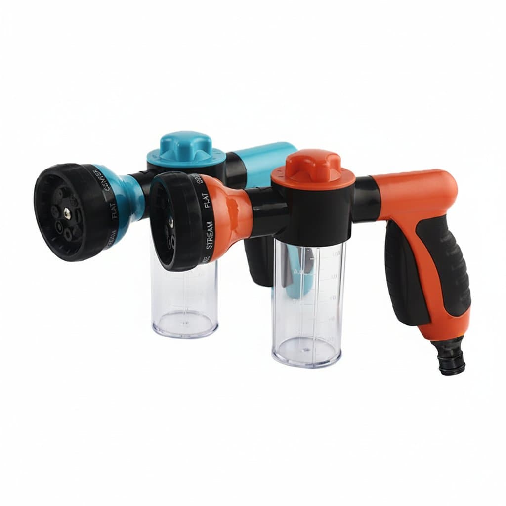 Pressure Car Wash Gun | Foam Cannon & Garden Watering Sprayer | Multi-Surface Cleaning Tool