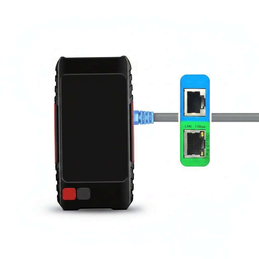 Network Cable Tester | RJ45, LAN, & PoE Testing | UTP Cable Locator Tool Kit - Professional Grade Tool