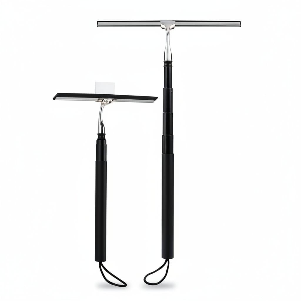 Telescopic Window Squeegee Cleaning Kit.