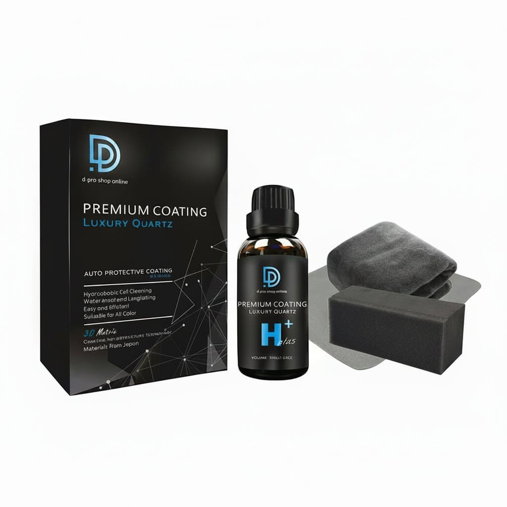 A Dpro Ceramic Car Coating 9H liquid glass kit for superior car paint protection.