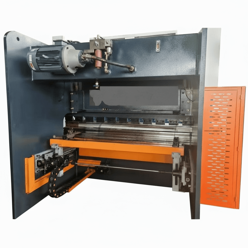 125T3200 100T4000 3+1 Axis CNC Press Brake, a heavy-duty hydraulic sheet metal bending machine for industrial fabrication.