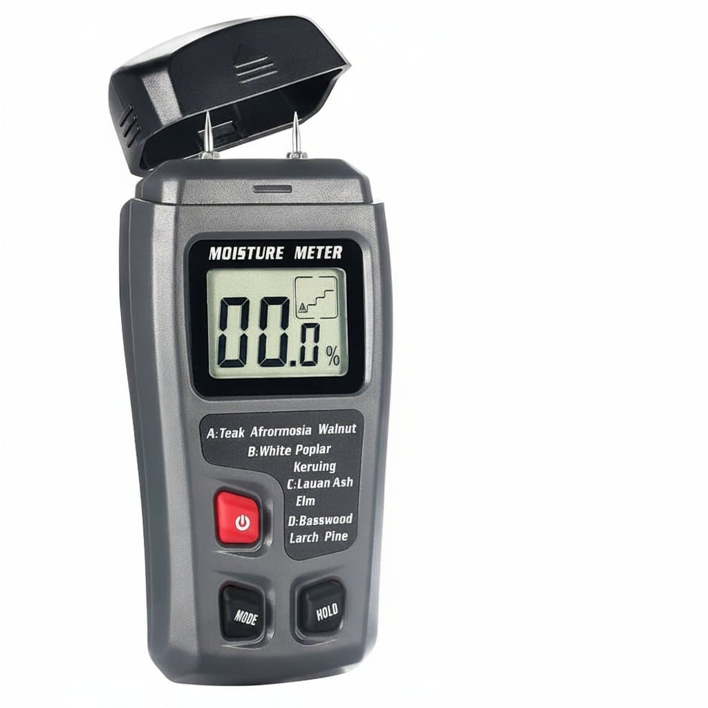 Digital Wood Moisture Meter | Large LCD Display | Wall & Wood Moisture Detection - Professional Grade Tool