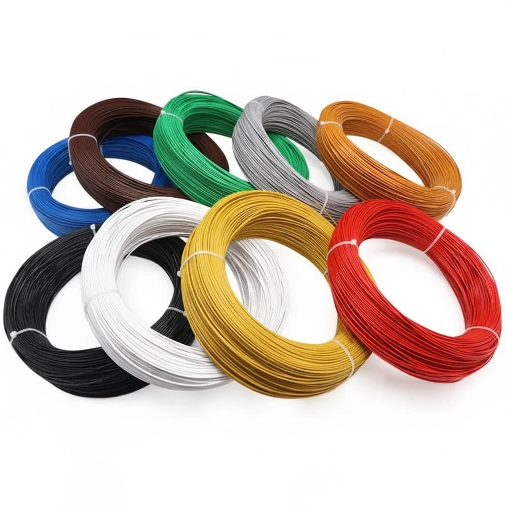High-Temperature PTFE Wire | UL1332 Certified | 10-30 AWG | Premium 3D Printer & Electronics Cable - Image 1