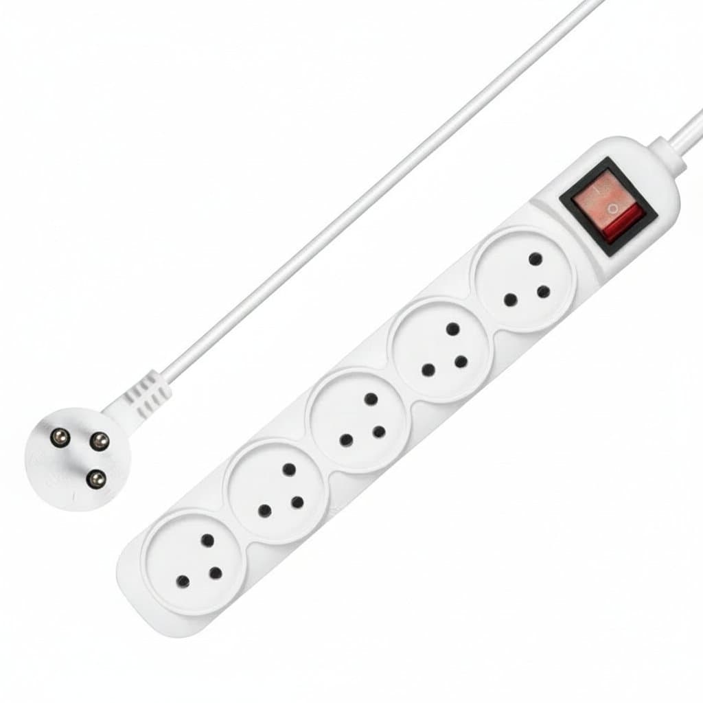 3/4/5 Way Switched Extension Lead | Israel Plug Sockets | Wall Mountable 16A