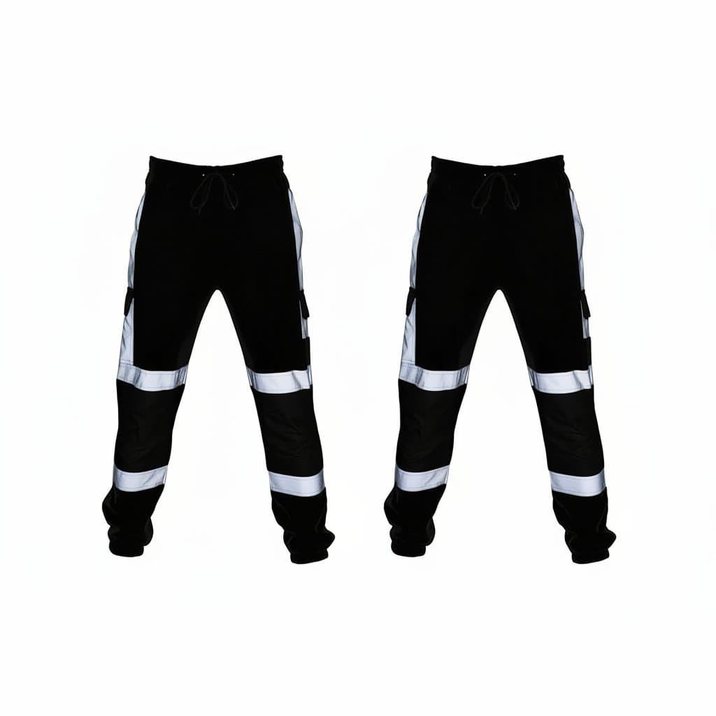 Mens Work Joggers | Reflective Safety Work Trousers | Loose Fit - Image 1