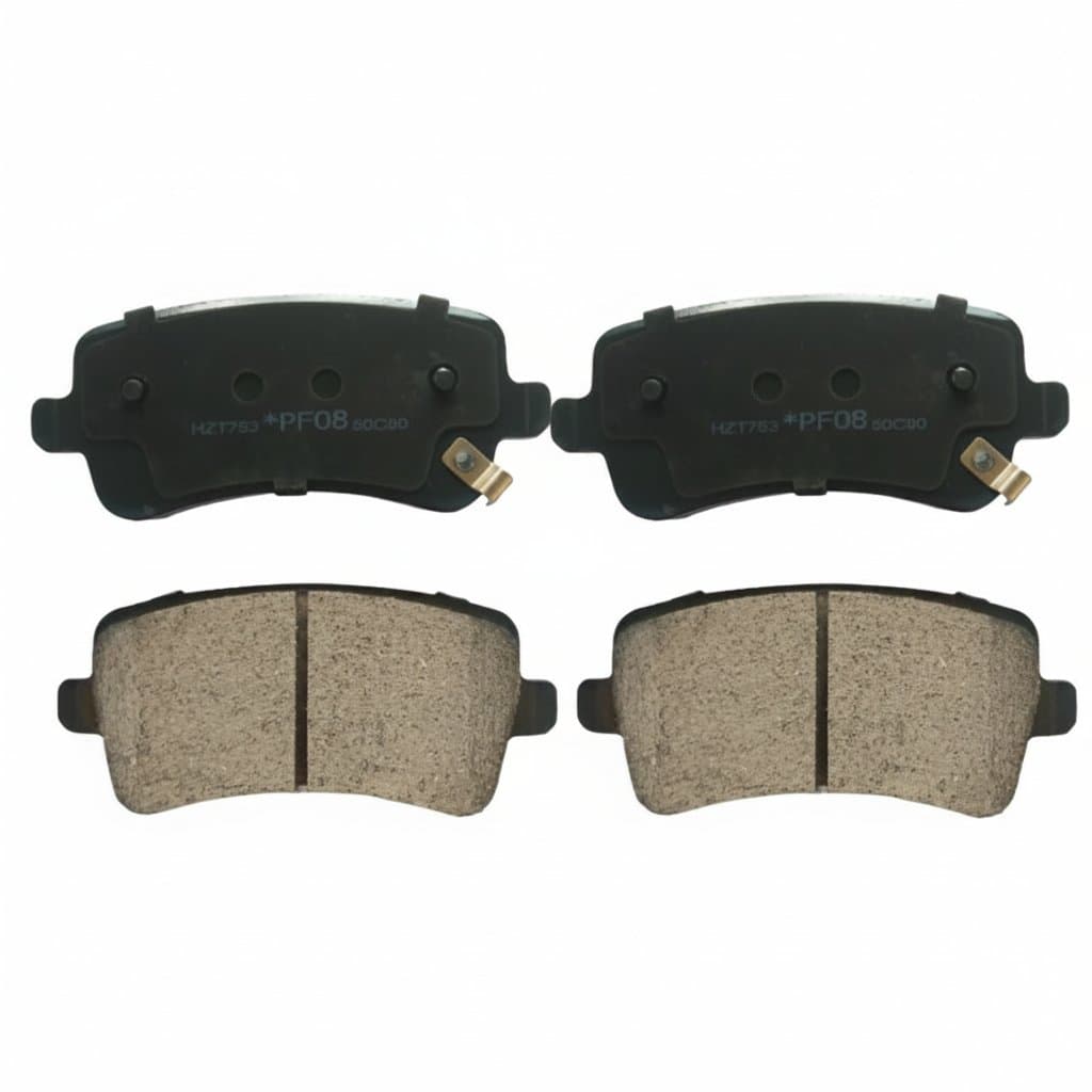Rear ceramic brake pads for Ford EQUATOR 2.0T (2021-2024), part number -27013, designed for optimal braking efficiency.