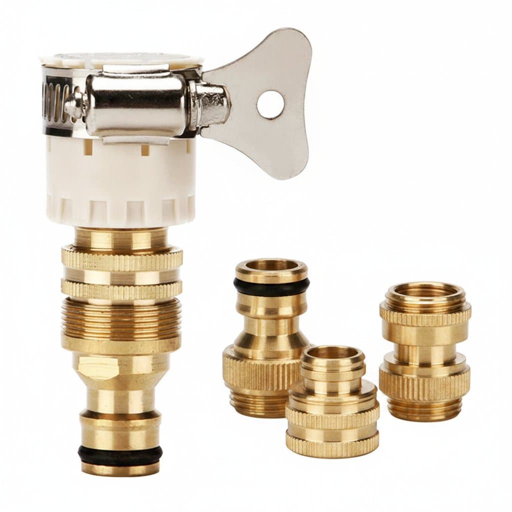 Faucet to Garden Hose Adapter | 15-23mm Brass Fitting | Leak-Free Watering Tool