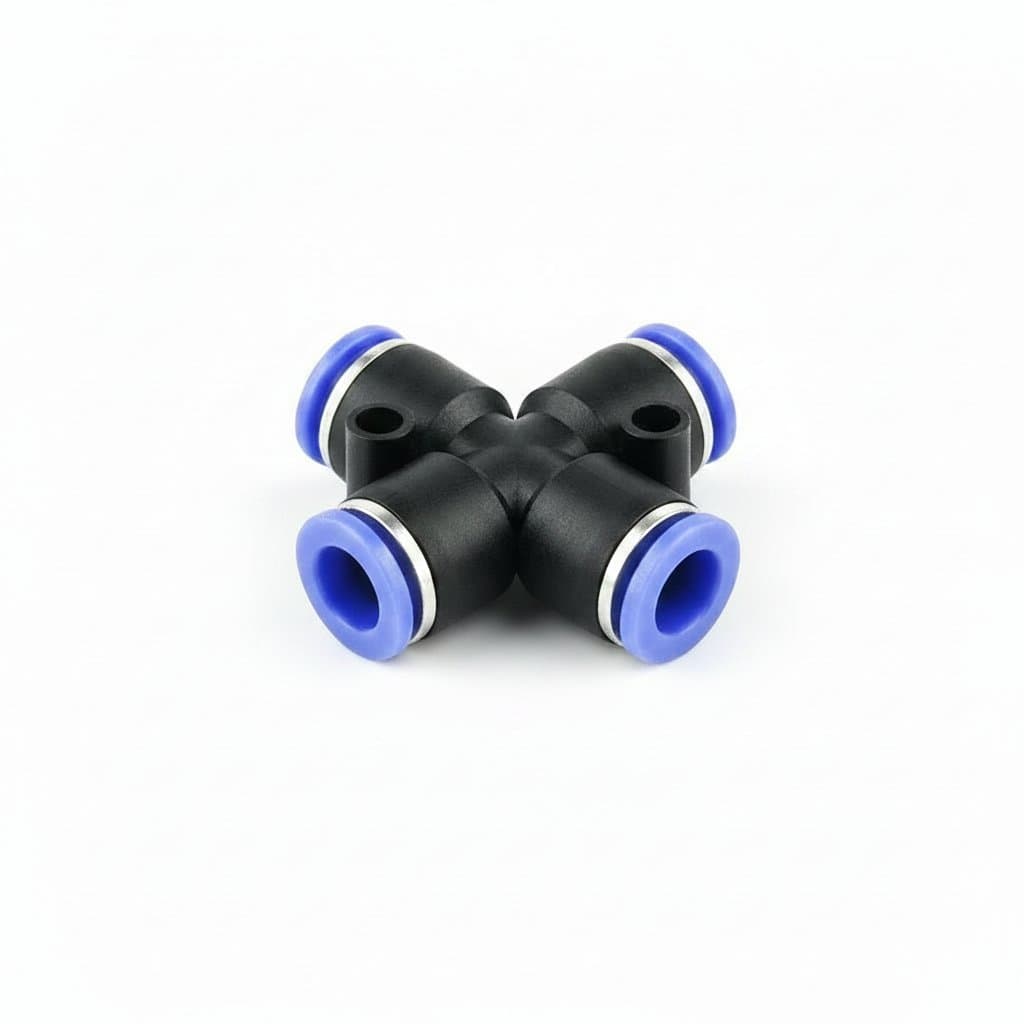 Push-to-Connect Air & Water Fittings | 4mm-12mm OD | Quick-Release Hose Couplings