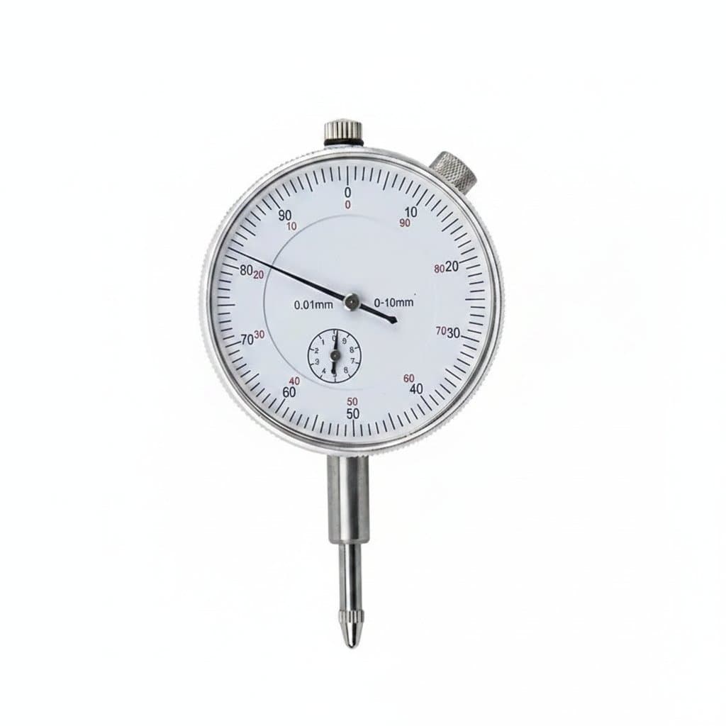 Dial Indicator Gauge | 0.01mm Resolution | 0-10mm Range for Concentricity Tests
