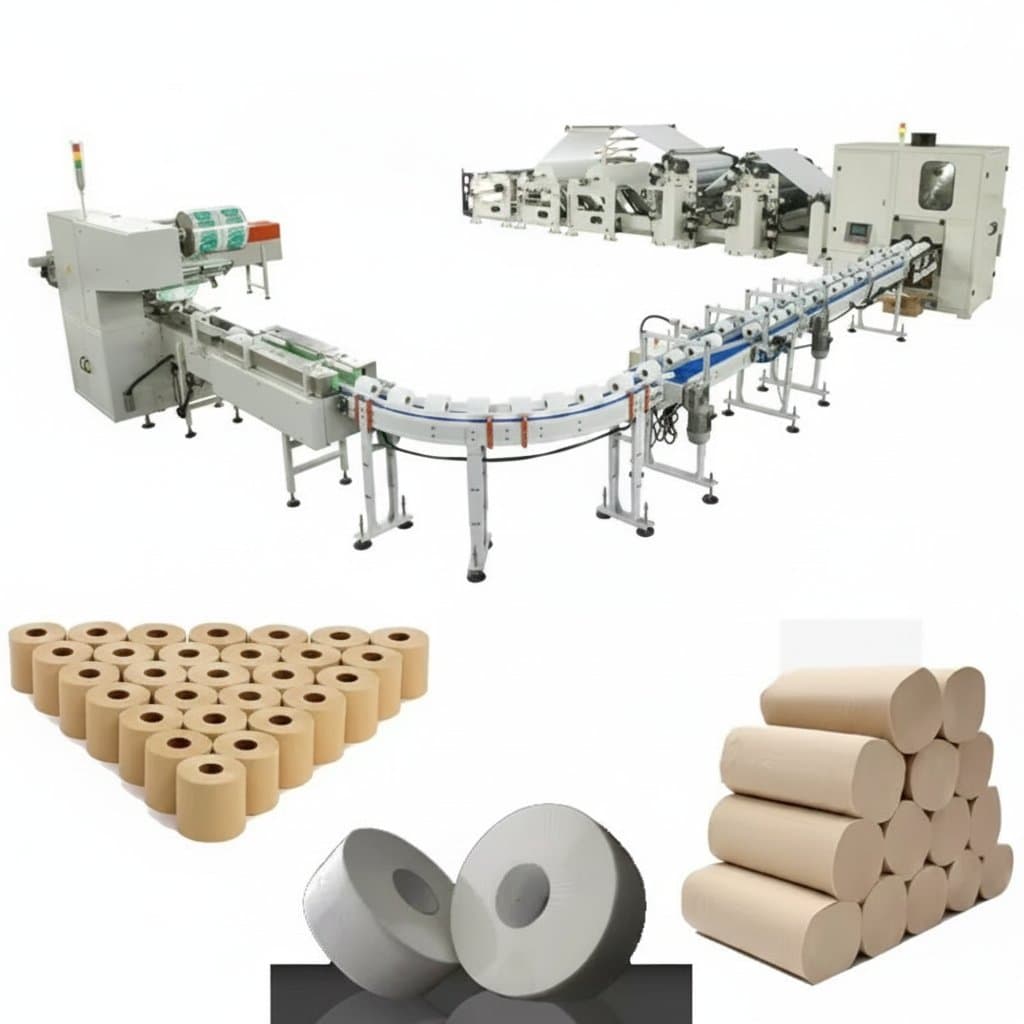 Toilet Paper Production Line | Automated Rewinding & Converting Machine