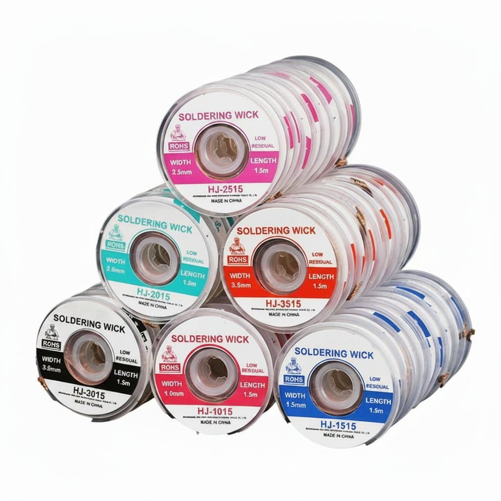 Desoldering Wick Kit | 1.5M Braid for Precision Solder Removal | 1mm-3.5mm Sizes - Image 1