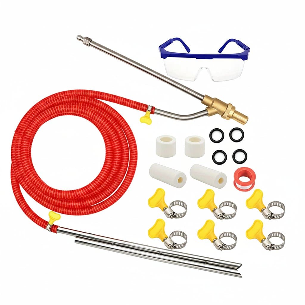 Washer Sandblasting Kit | 5000 PSI Wet Sandblaster Attachment | 1/4 Quick Connect