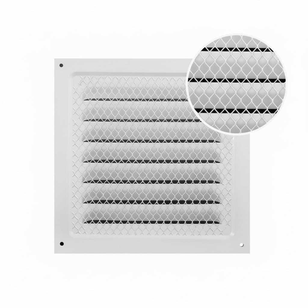 Soffit Vent Mesh: a single piece of the product.