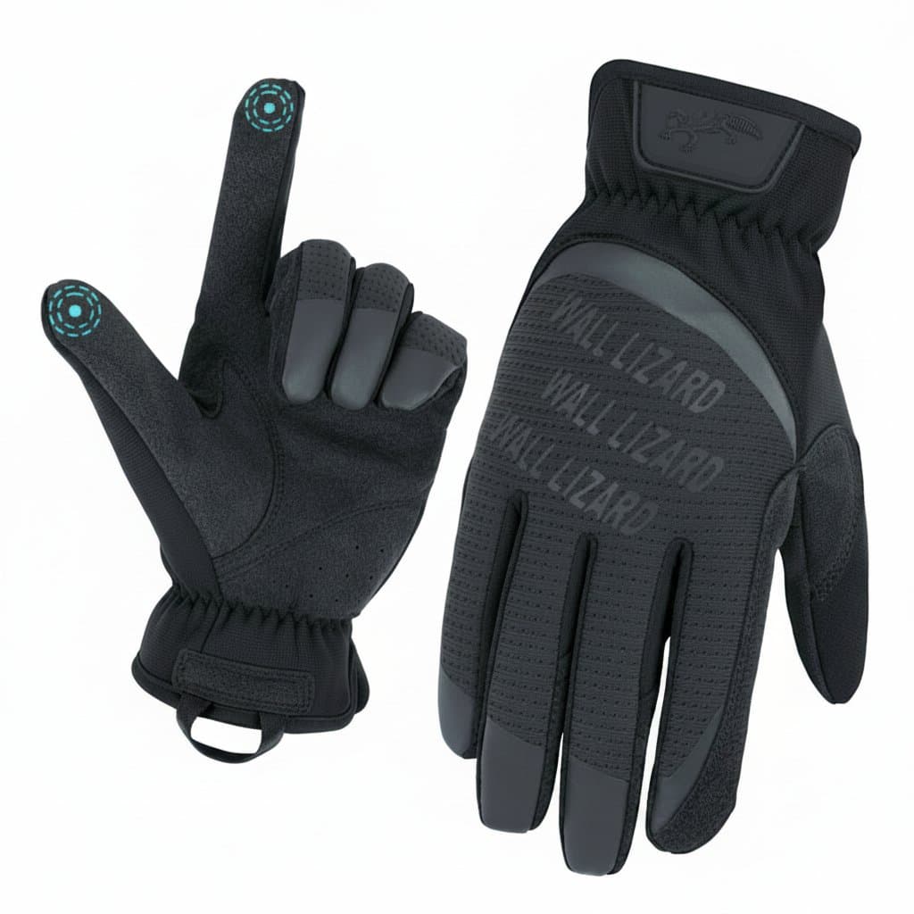 Men's tactical gloves with touchscreen capability, suitable for mechanics, cycling, motorcycle riding, and outdoor sports.