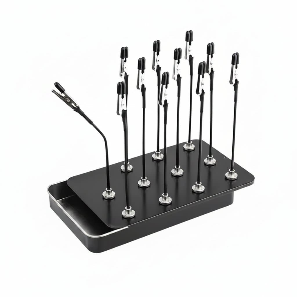 Soldering Third Hand | Magnetic Base PCB Holder | Flexible Arms for Electronics - Professional Grade Tool