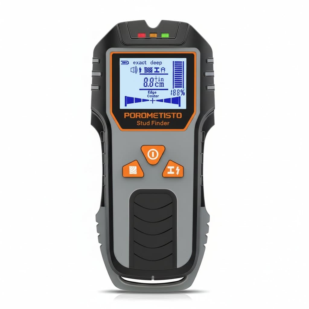Stud Finder Wall Scanner | 6-in-1 Multi-Function Detector | AC, Wood, Metal, Pipe Detection