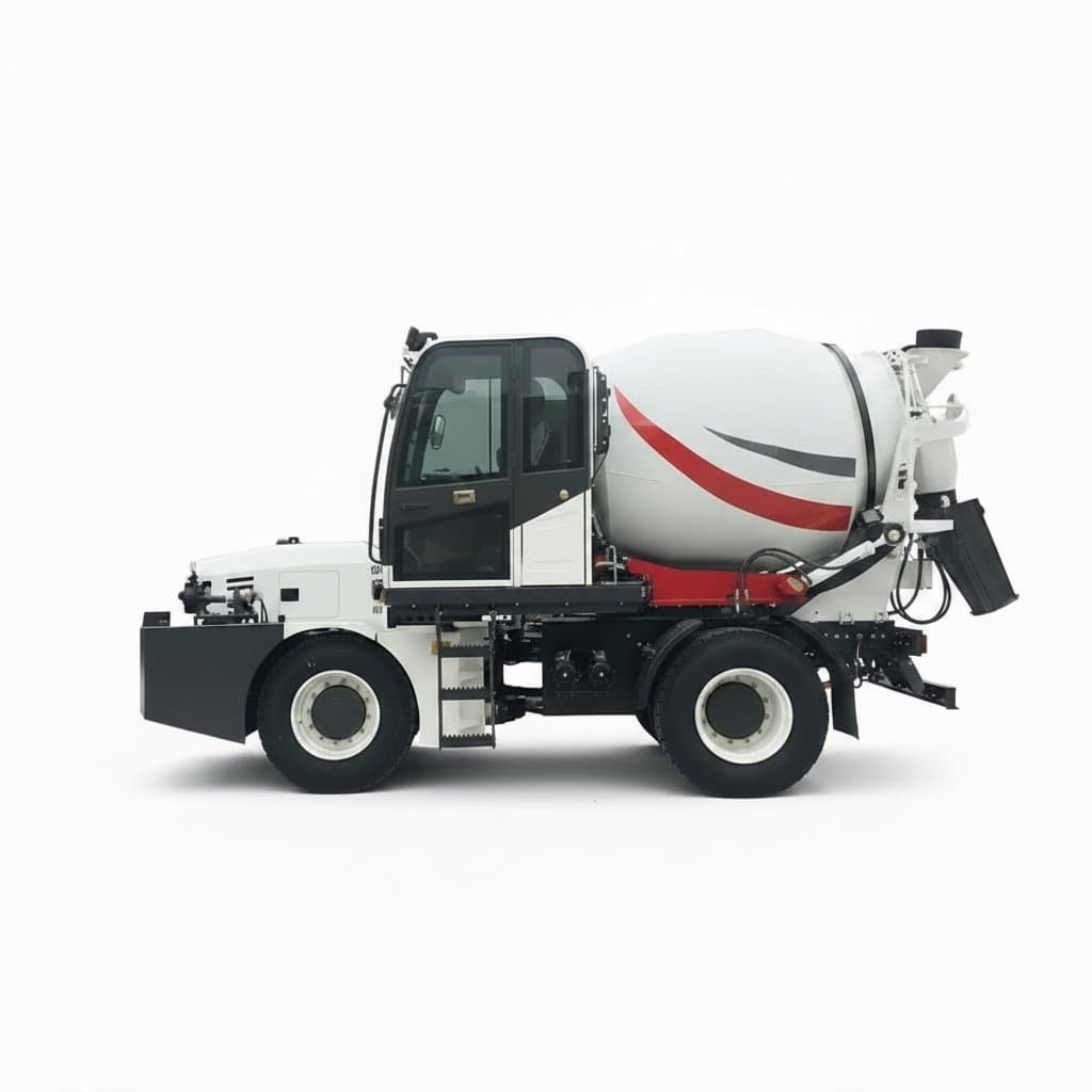 Portable Concrete Mixer | Compact Crawler Design | Ready-Mix Volumetric Truck