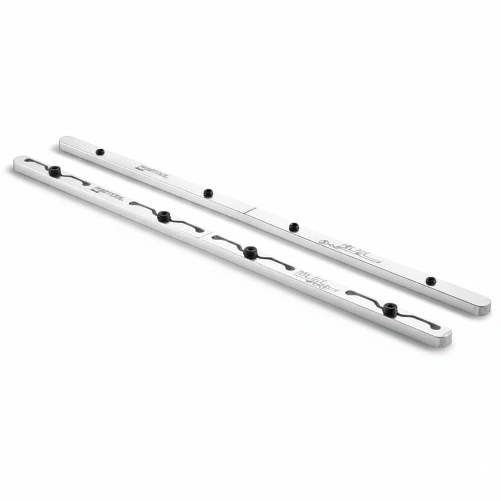 Festool guide rail connector set FSV/2 for fast and convenient alignment of compatible rails, featuring self-alignment design.