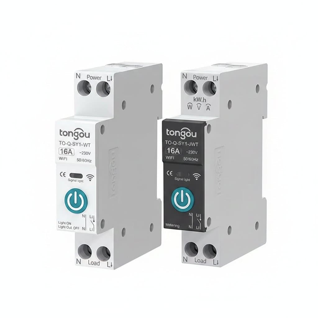 Smart Circuit Breaker | 63A DIN Rail Mount | WiFi Energy Monitoring & Remote Control