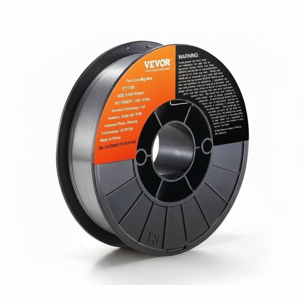 SucceBuy 0.03 inch flux-cored welding wire spool for carbon steel MIG welding, a welder accessory for soldering and fabrication.