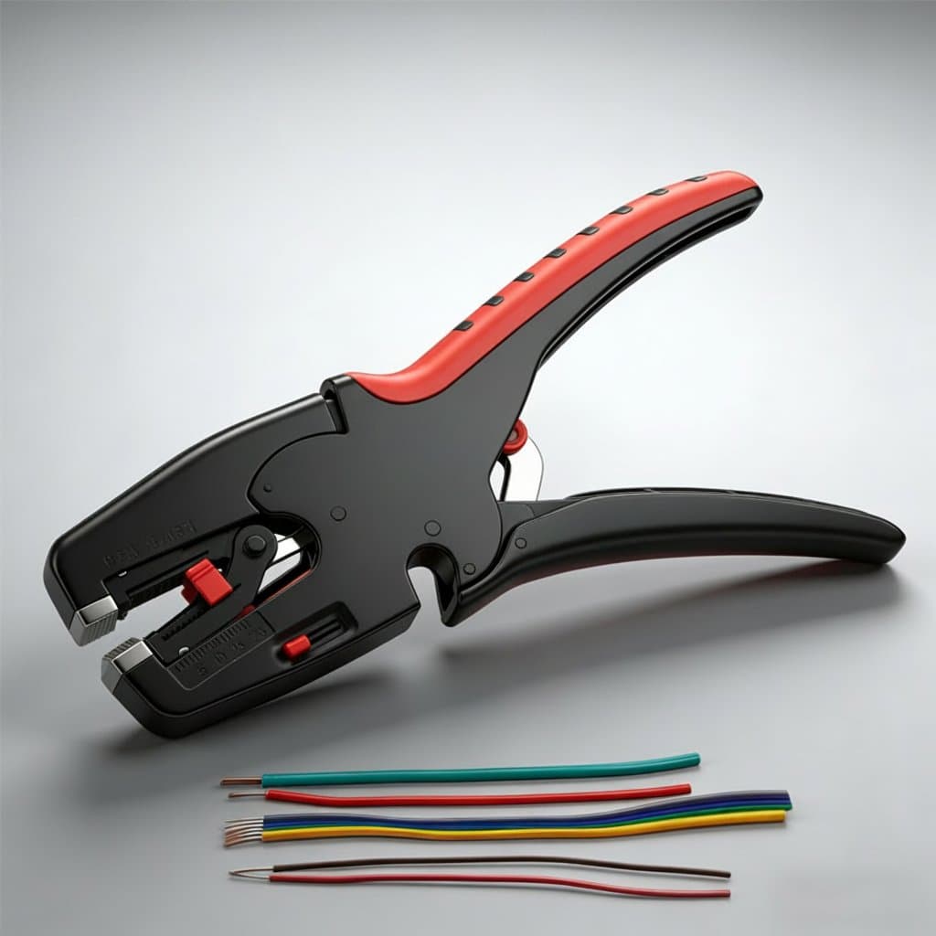 Automatic Wire Stripper & Crimper | 140g Lightweight Design | Multi-Function Tool for Electricians
