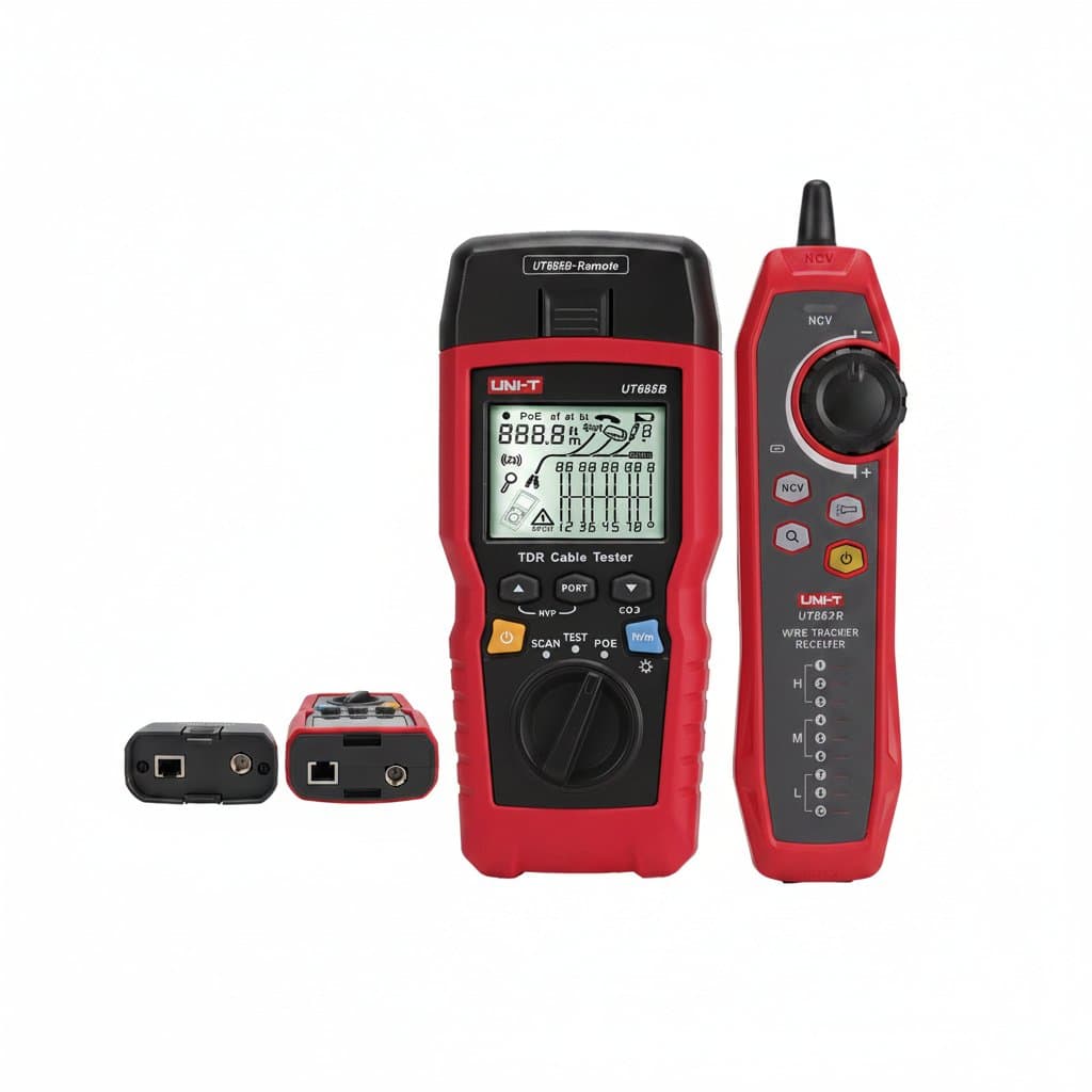 TDR Cable Tester Kit | PoE & Network Line Finder | Length & Sequence Detector - Professional Grade Tool