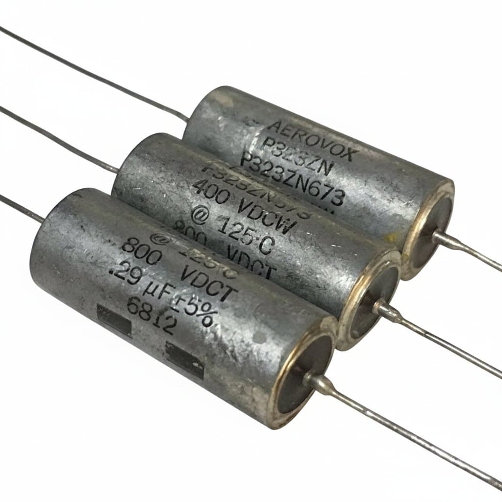 New American AEROVOX 400V/800V 0.29UF copper shell oil-immersed coupling capacitor for audio and industrial applications.