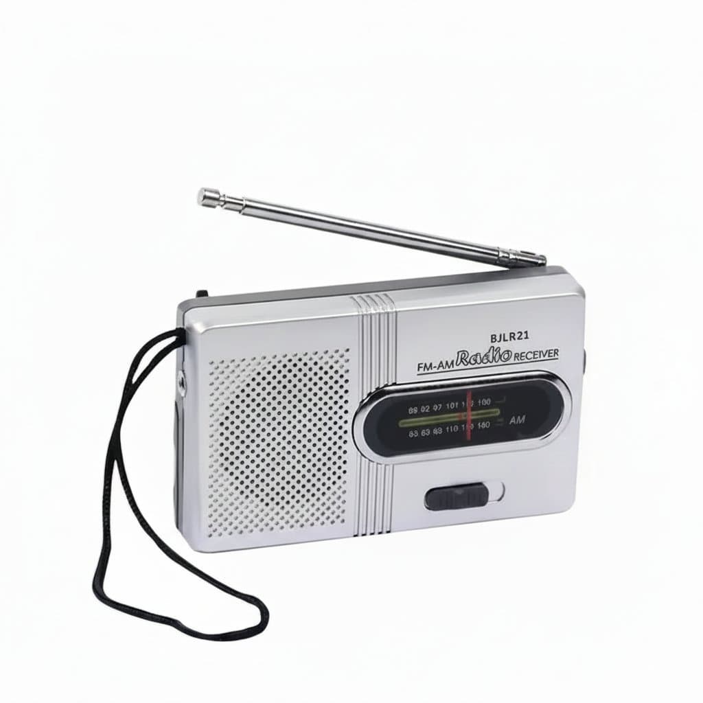 AM/FM Shortwave Radio | Dual Power | Large Knob Tuning | Indoor & Outdoor Use